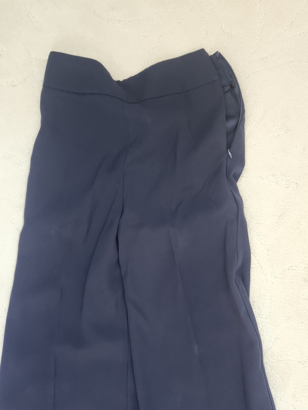 Express Navy Wide-Leg Jumpsuit Pants